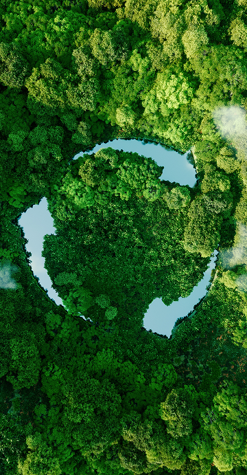 Banner of green initiatives